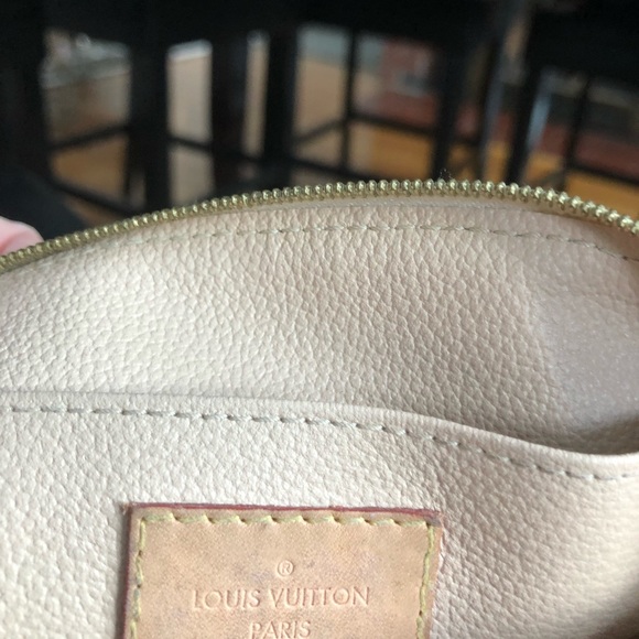 LOUIS VUITTON Damier Azur Pochette Cosmetic PM Pouch - Picture 7 of 8